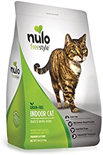 Nulo Indoor Grain Free Dry Cat Food With Bc30 Probiotic (Duck & Lentils Recipe, 5Lb Bag)