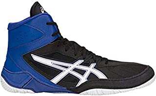 ASICS Men's Matcontrol Wrestling Shoes, 11M, Black/White