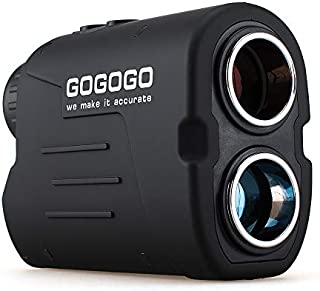 Gogogo Sport Vpro Laser Golf/Hunting Rangefinder, 6X Magnification Clear View 650/900 Yards Laser Range Finder, Accurate, Slope Function, Pin-Seeker & Flag-Lock & Vibration, Easy-to-Use Range Finder