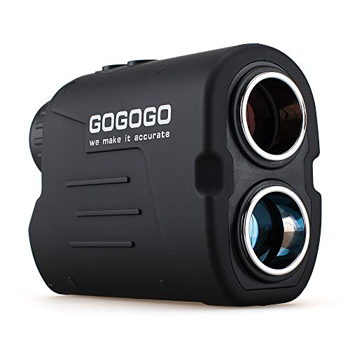 Gogogo Sport Vpro Laser Golf/Hunting Rangefinder, 6X Magnification Clear View 650/900 Yards Laser Range Finder, Accurate, Slope Function, Pin-Seeker & Flag-Lock & Vibration, Easy-to-Use Range Finder