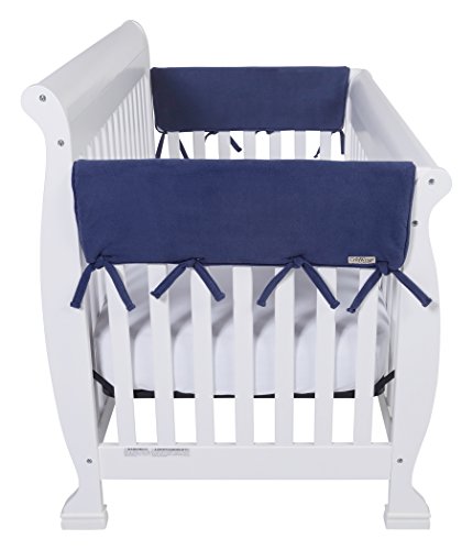 Trend Lab Waterproof CribWrap Rail Cover - For Wide Side Crib Rails Made to Fit Rails up to 18