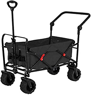 Black Wide Wheel Wagon, TCP Global