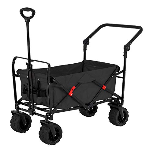 Black Wide Wheel Wagon, TCP Global