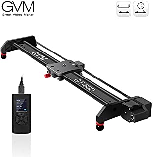 GVM Motorized Camera Slider Video Rail Track Dolly with Controller Video Shooting Time-Lapse Aluminum Alloy Video Slider for Interview Film Photography