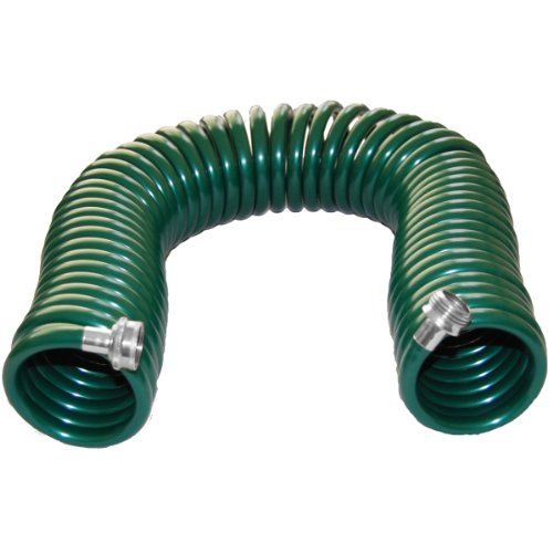 Plastair SpringHose PUWE650B94H-AMZ Light EVA Lead Free Drinking Water Safe Recoil Garden Hose, Green, 3/8-Inch by 50-Foot