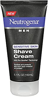 Neutrogena Men Sensitive Skin Shave Cream 5.10 oz (Pack of 6)