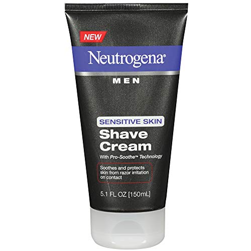 Neutrogena Men Sensitive Skin Shave Cream 5.10 oz (Pack of 6)