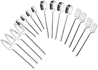 Cutlery Set Knives Dessert Forks Spoons Dinnerware Stainless Steel Tableware Set Home Kitchen Silverware Reusable Cutlery Gold