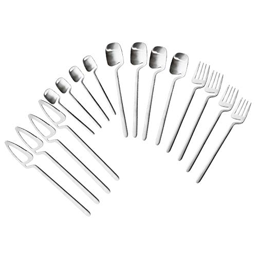 Cutlery Set Knives Dessert Forks Spoons Dinnerware Stainless Steel Tableware Set Home Kitchen Silverware Reusable Cutlery Gold