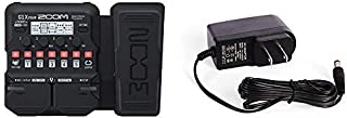 Zoom G1X FOUR Guitar Multi-Effects Processor with Expression Pedal & D'Addario Accessories PW-CT-9V DC Power Adapter  Minimize Need to Change Batteries on Pedalboard and Other Devices Requiring 9V