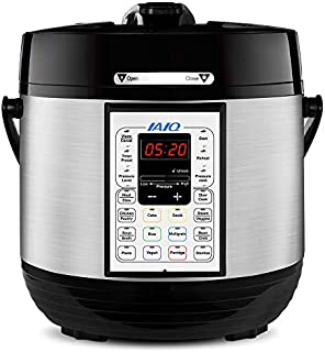 IAIQ 13-in-1 Electric Programmable 6 Quart One-Touch Pressure Cooker, Including Slow Cooker,Rice Cooker,Yogurt Maker,Steamer, Saute,Stainless Steel Pot