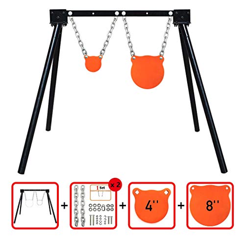 Highwild Steel Target Stand AR500 Shooting Target System (1 Stand, 2 Mounting Kits & 4