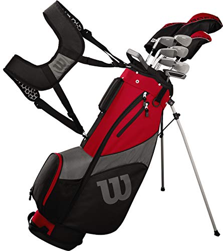 Wilson Golf Profile SGI Men's Complete Golf Set  Regular, Right Hand,Red (Regular)