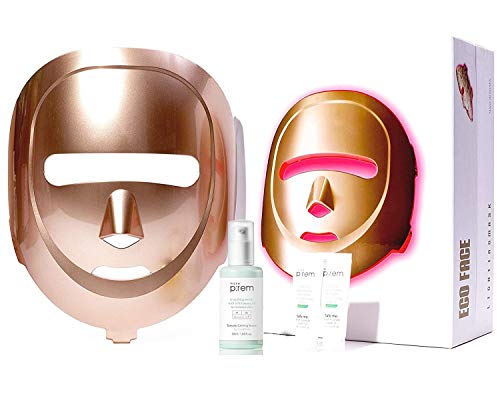 ECO FACE Near-infrared LED Mask for Home Facial LED Therapy | with Serum | infrared lights for Smooth Skin Texture | Korean Skincare Device