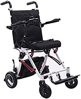 BEYOUR WALKER Electric Wheelchair, Super Lightweight Foldable Mobility Aid Power Chair for Travel Outdoor Home