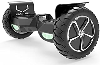 Swagtron Swagboard Outlaw T6 Off-Road Hoverboard - First in The World to Handle Over 380 LBS, Up to 12 MPH, UL2272 Certified, 10