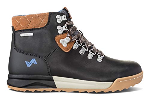 Forsake Patch - Women's Waterproof Premium Leather Hiking Boot (8 M US, Black/Tan)