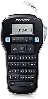 DYMO Label Maker LabelManager 160 Portable Label Maker, Easy-to-Use, One-Touch Smart Keys, QWERTY Keyboard, Large Display, for Home & Office Organization