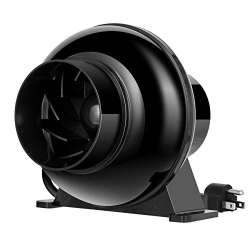 VIVOSUN 4 Inch 195 CFM Inline Duct Ventilation Fan Vent Blower for Grow Tent