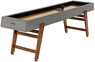 Hall of Games Kinwood 9ft Shuffleboard Table, Grey/Tan