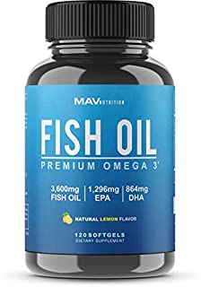 MAV Nutrition Omega 3 Fish Oil Triple Strength