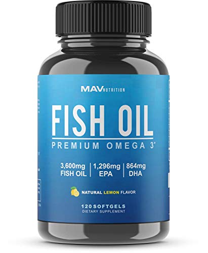 MAV Nutrition Omega 3 Fish Oil Triple Strength