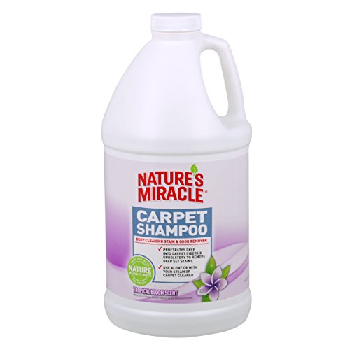 Nature's Miracle NM-5399 Tropical Bloom Scent Deep Cleaning Carpet Shampoo, Tropical Bloom, .5 gallon
