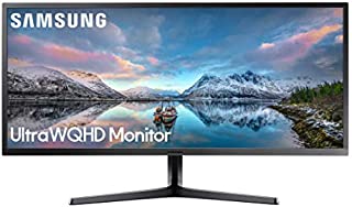 Samsung 34-Inch SJ55W Ultrawide Gaming Monitor (LS34J550WQNXZA)  75Hz Refresh, WQHD Computer Monitor, 3440 x 1440p Resolution, 4ms Response, FreeSync, Split Screen, HDMI, Black