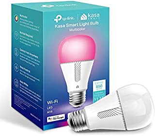 Kasa Smart KL130 Light Bulb, LED Multicolor Smart Wi-Fi Alexa Bulbs Works with Alexa and Google Home, A19, 2.4Ghz, No Hub Required, 800LM/850LM RGB Color Changing (2500K-9000K), 9.5W