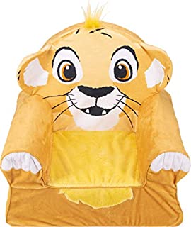 Marshmallow Furniture Foam Toddler Comfy Chair Kid's Furniture for Ages 18 Months and Up, Disney's The Lion King, Multicolor, 1.63-Pound