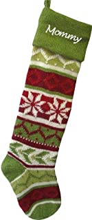 Personalized Knit Christmas Stockings