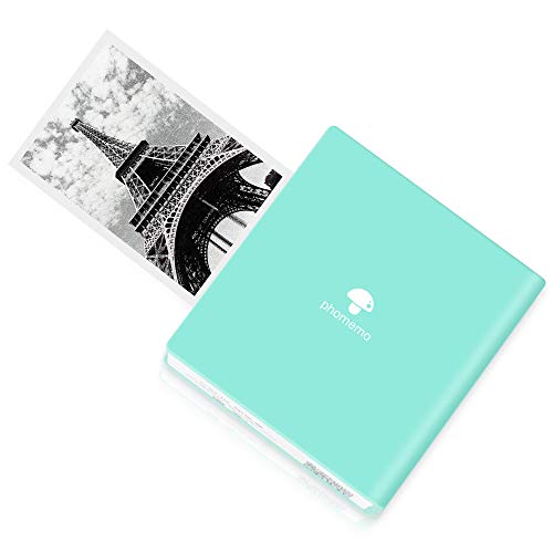 Phomemo Pocket Printer, Bluetooth Wireless Mini Handy Printer, Smartphone Mobile Photo Picture Thermal Receipt Printer M02 Compatible with Android iOS for Study, Business, Scrapbooking, Crafting