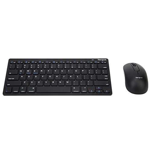 Targus Bluetooth Mouse and Keyboard Combination with 3-Buttons, Bluetooth Wireless Connection, Scissor-Switch Keyboard, Battery Life Indicator (BUS0399)