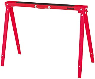 TOMAX Folding Sawhorse Height Adjustable 440lb Weight Capacity Single Pack