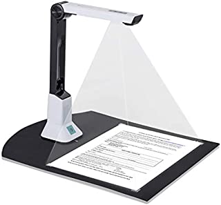 Arrison Document Camera Scanner Portable Scanner Max Scan Size A4 HD for Teacher Online Class Meeting with SDK & Twain, Multiple Language OCR, 6 LED, 5Mega-PixelOnly Work with Windows