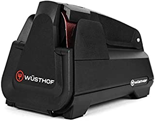 Wusthof Electric Knife Sharpener  Easy Edge Sharpener for Kitchen Knives  Black