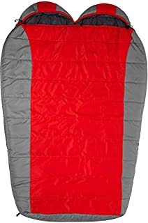 TETON Sports Tracker Ultralight Double Sleeping Bag; Lightweight Backpacking Sleeping Bag for Hiking and Camping Outdoors; Compression Sack Included; Never Roll Your Sleeping Bag Again