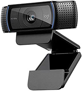 Logitech HD Pro Webcam C920, Widescreen Video Calling and Recording, 1080p Camera, Desktop or Laptop Webcam