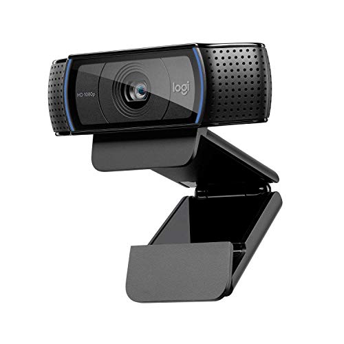 Logitech HD Pro Webcam C920, Widescreen Video Calling and Recording, 1080p Camera, Desktop or Laptop Webcam