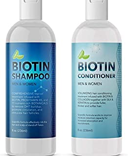 Biotin Shampoo and Conditioner Hair Loss Treatment