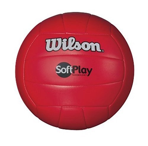 Wilson Outdoor Soft Play Volleyball (Red)