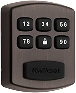 Kwikset 99050-004 Model 905 Value Lock Keyless Entry Electronic Keypad Deadbolt for Garage or Side Door, Venetian Bronze