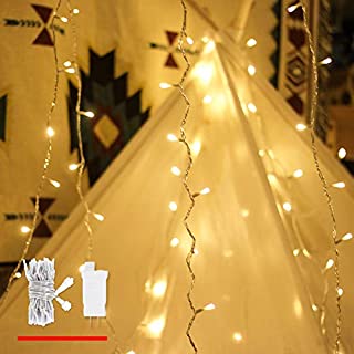 LED String Lights, by myCozyLite, Plug in String Lights, 49Ft 100 LED Warm White Lights with Timer, Waterproof, Perfect for Indoor and Outdoor use with 30V Low Voltage Transformer, Extendable