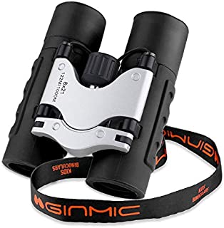 Binoculars for Kids, 8 x 21 Real Optics Mini Compact Kids Binoculars with Neck Strap - Waterproof Children's Binoculars for Spy Camping, Bird Watching - Telescope Toys for 3-12 Years Boys Girls