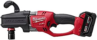 Milwaukee Electric Tool 2708-22 M18 FUEL HOLE HAWG Brushless Right Angle Drill Kit, 18 V, Lithium-Ion, 1/2