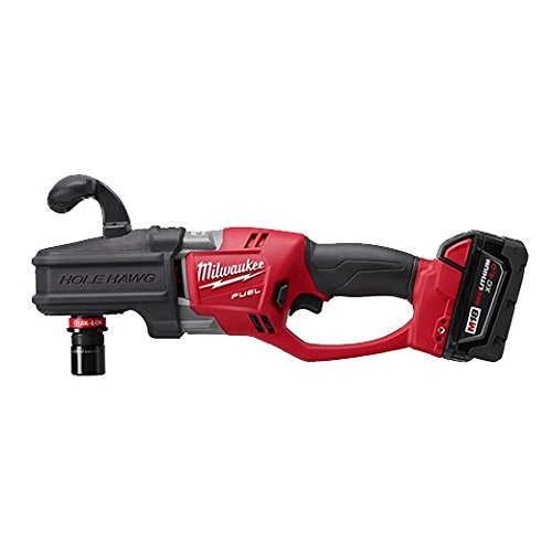 Milwaukee Electric Tool 2708-22 M18 FUEL HOLE HAWG Brushless Right Angle Drill Kit, 18 V, Lithium-Ion, 1/2