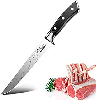 Boning Knife, SKY LIGHT Flexible Fillet Knives 6 inch for Meat Fish Poultry Chicken Professional Kitchen Knife High Carbon German Stainless Steel Chef Bone Knife