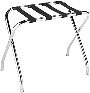 Whitmor Chrome Luggage Rack - Foldable - Commercial Quality