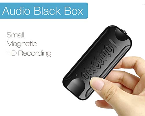 KingNeed Portable Strong Magnetic Digital Voice Recorder Voice Activated Recording Device with 135h Standby 8GB Memory Flashlight Function