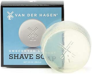 Van Der Hagen Unscented Luxury Shave Soap (3.5oz)